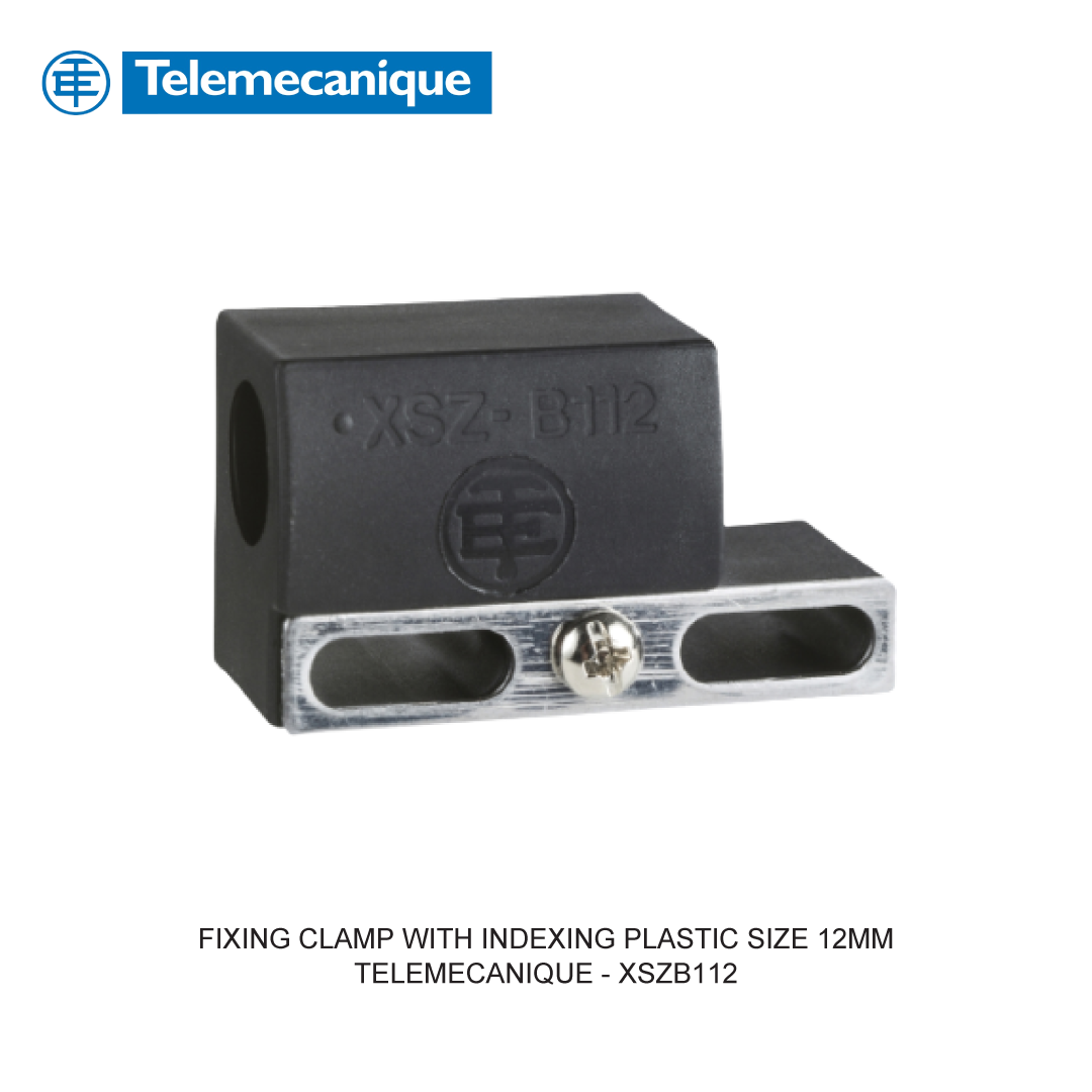 FIXING CLAMP WITH INDEXING PLASTIC SIZE 12MM