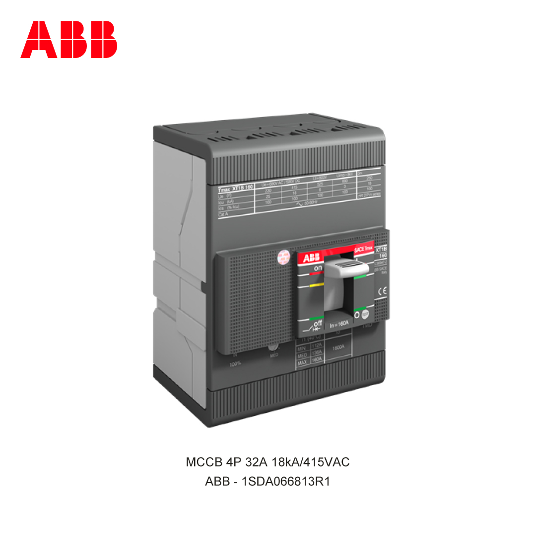 MCCB 4P 32A 18kA/415VAC