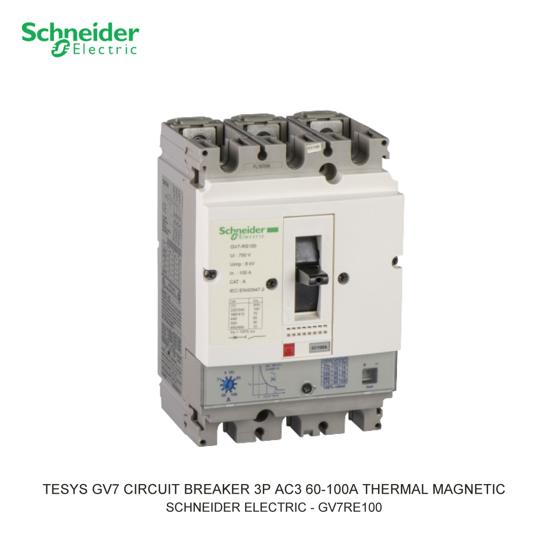 TESYS GV7 CIRCUIT BREAKER 3P AC3 60-100A THERMAL MAGNETIC