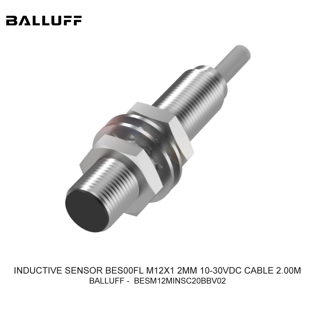 INDUCTIVE SENSOR BES00FL M12X1 2MM 10-30VDC CABLE 2.00M