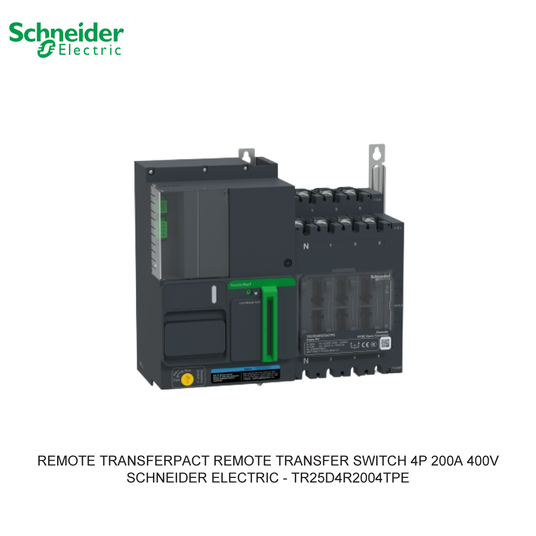 REMOTE TRANSFERPACT REMOTE TRANSFER SWITCH 4P 200A 400V