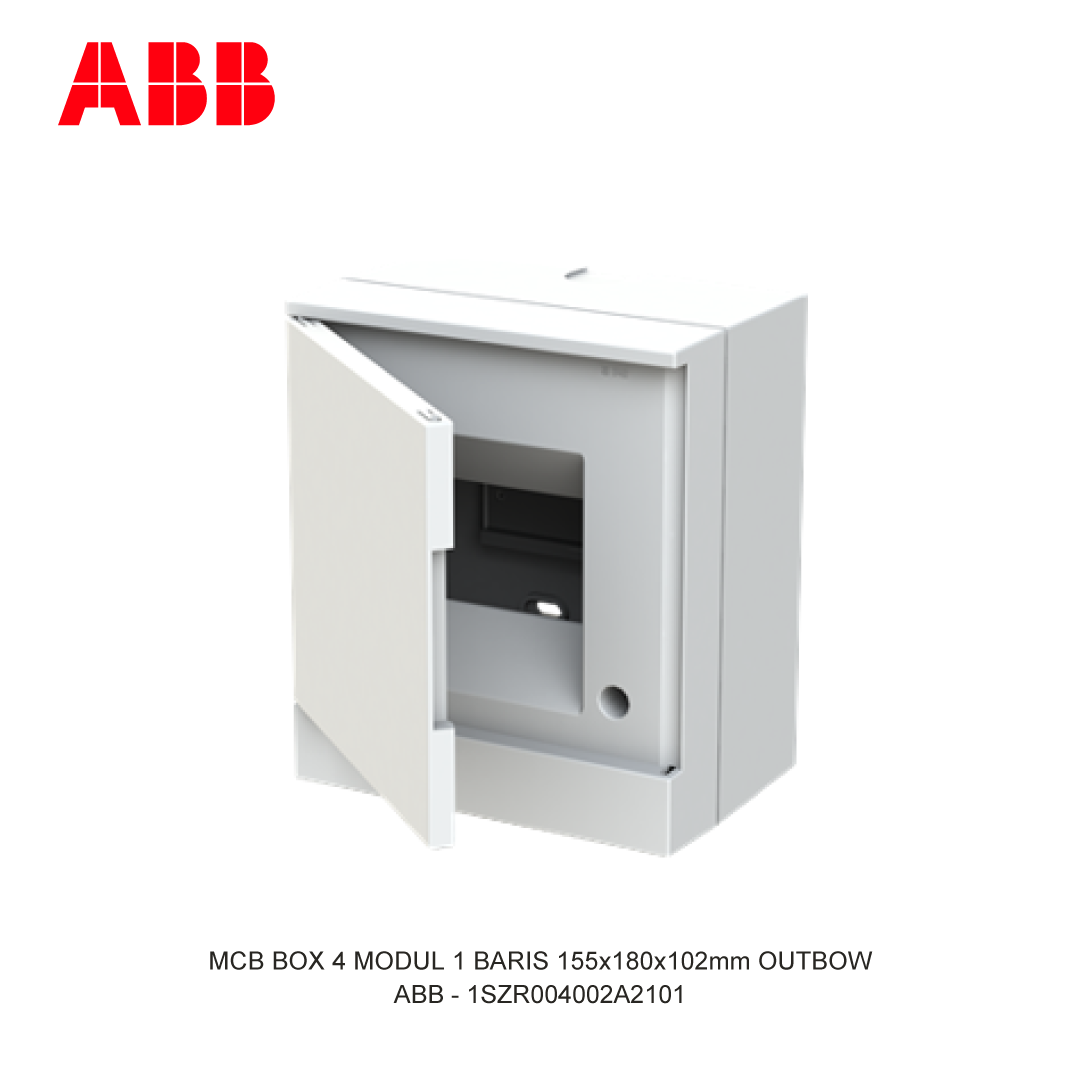MCB BOX 4 MODUL 1 BARIS 155x180x102mm OUTBOW