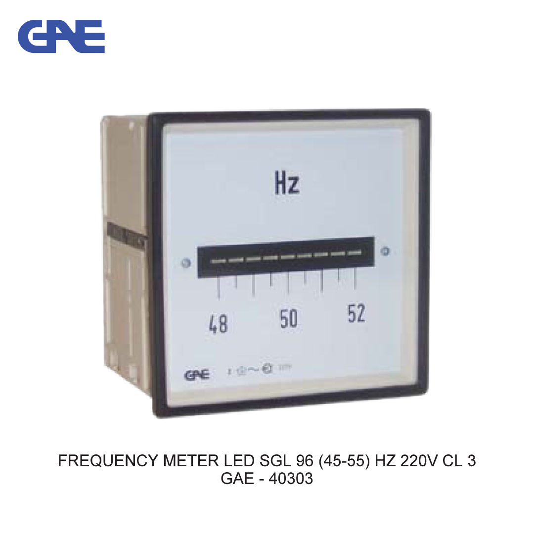 FREQUENCY METER LED SGL 96 (45-55) HZ 220V CL 3