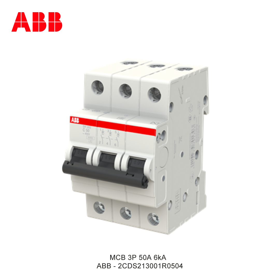 MCB 3P 50A 6kA KURVA C
