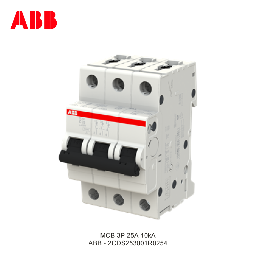 MCB 3P 25A 6kA/10kA KURVA C