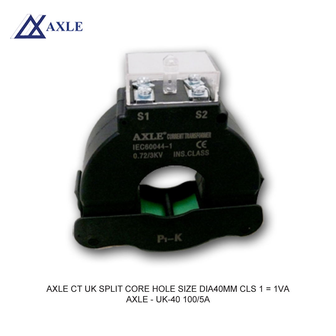 AXLE CT UK SPLIT CORE HOLE SIZE DIA40MM CLS 1 = 1VA