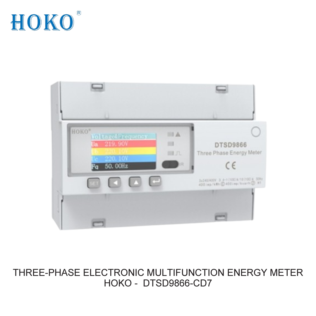 THREE-PHASE ELECTRONIC MULTIFUNCTION ENERGY METER