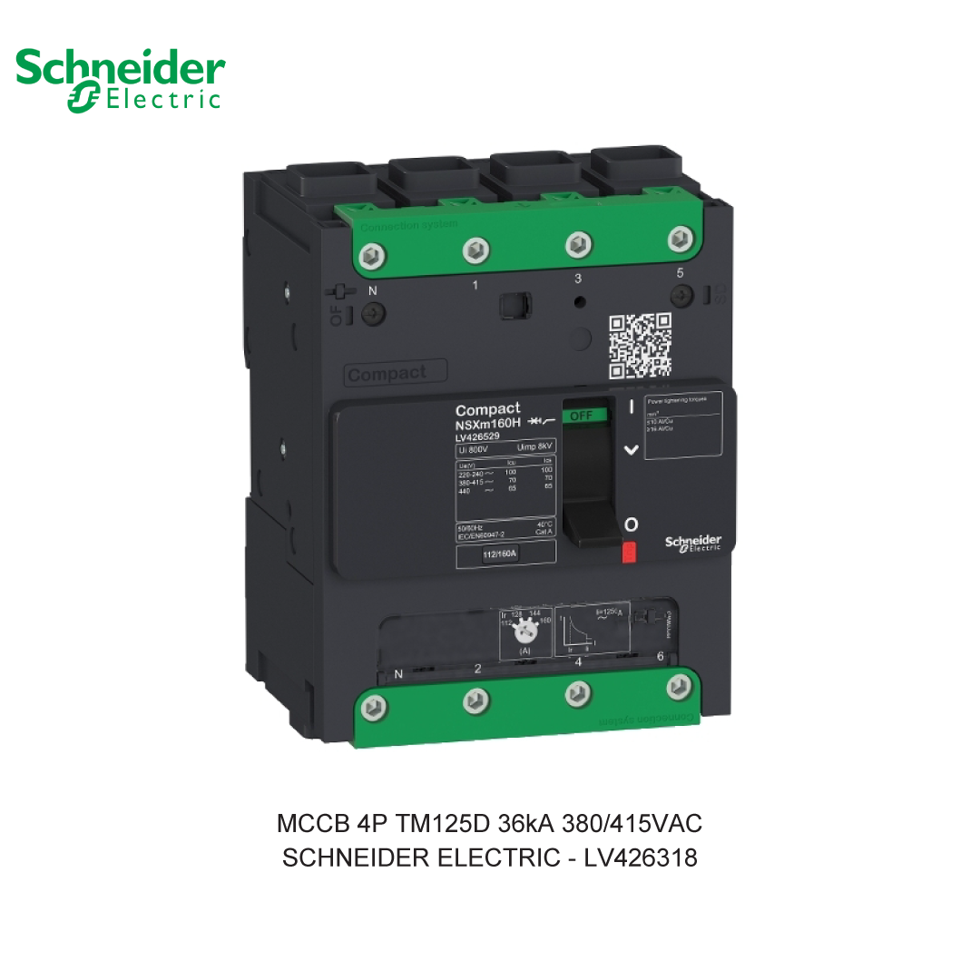 MCCB 4P TM125D 36KA 380/415VAC