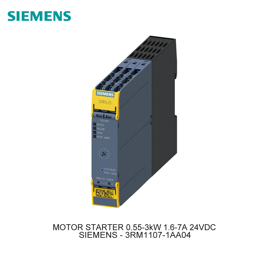 MOTOR STARTER 0.55-3kW 1.6-7A 24VDC