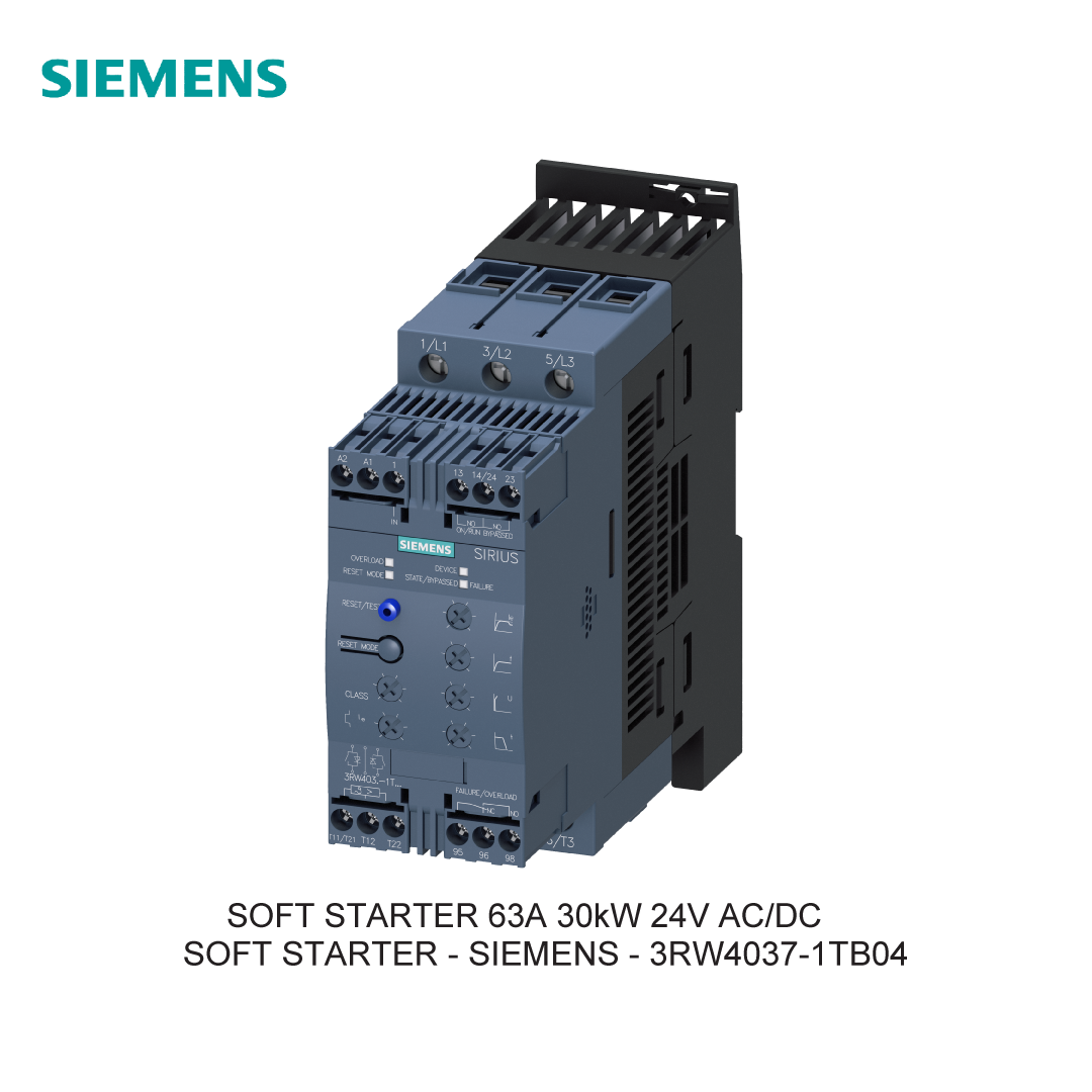 SOFT STARTER 63A 30kW 24V AC/DC