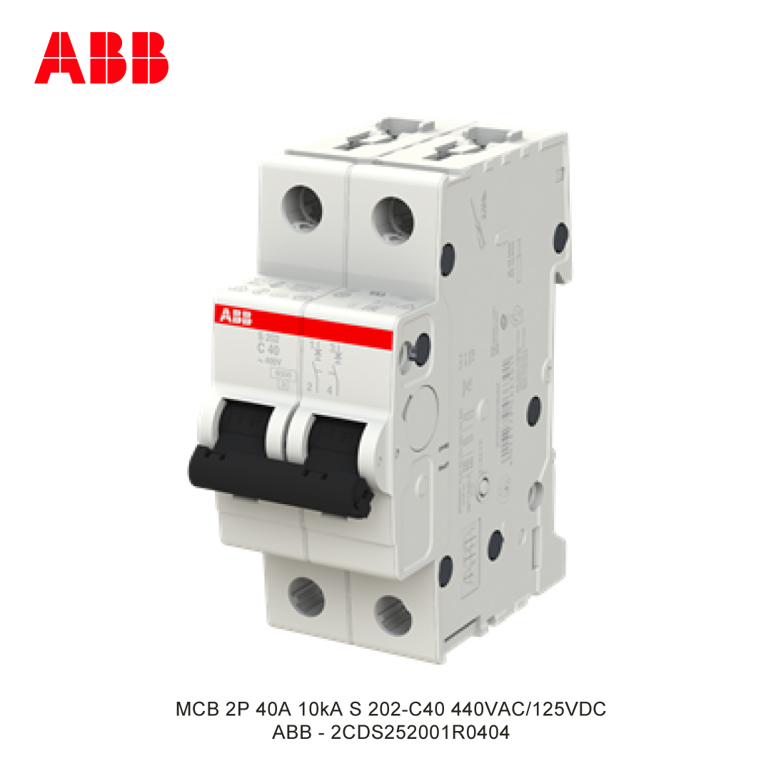 MCB 2P 40A 6kA/10kA KURVA C