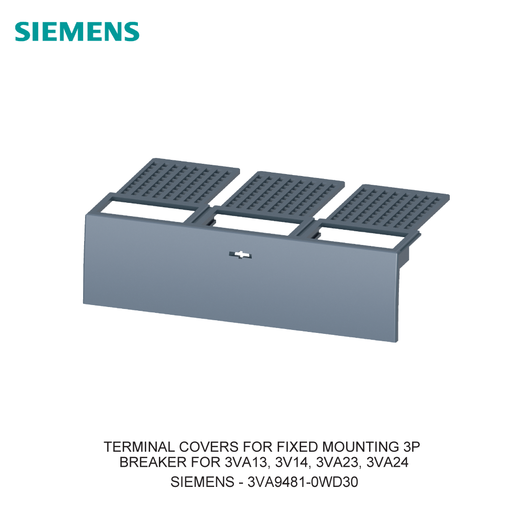 TERMINAL COVERS FOR FIXED MOUNTING 3P BREAKER FOR 3VA13, 3V14, 3VA23, 3VA24