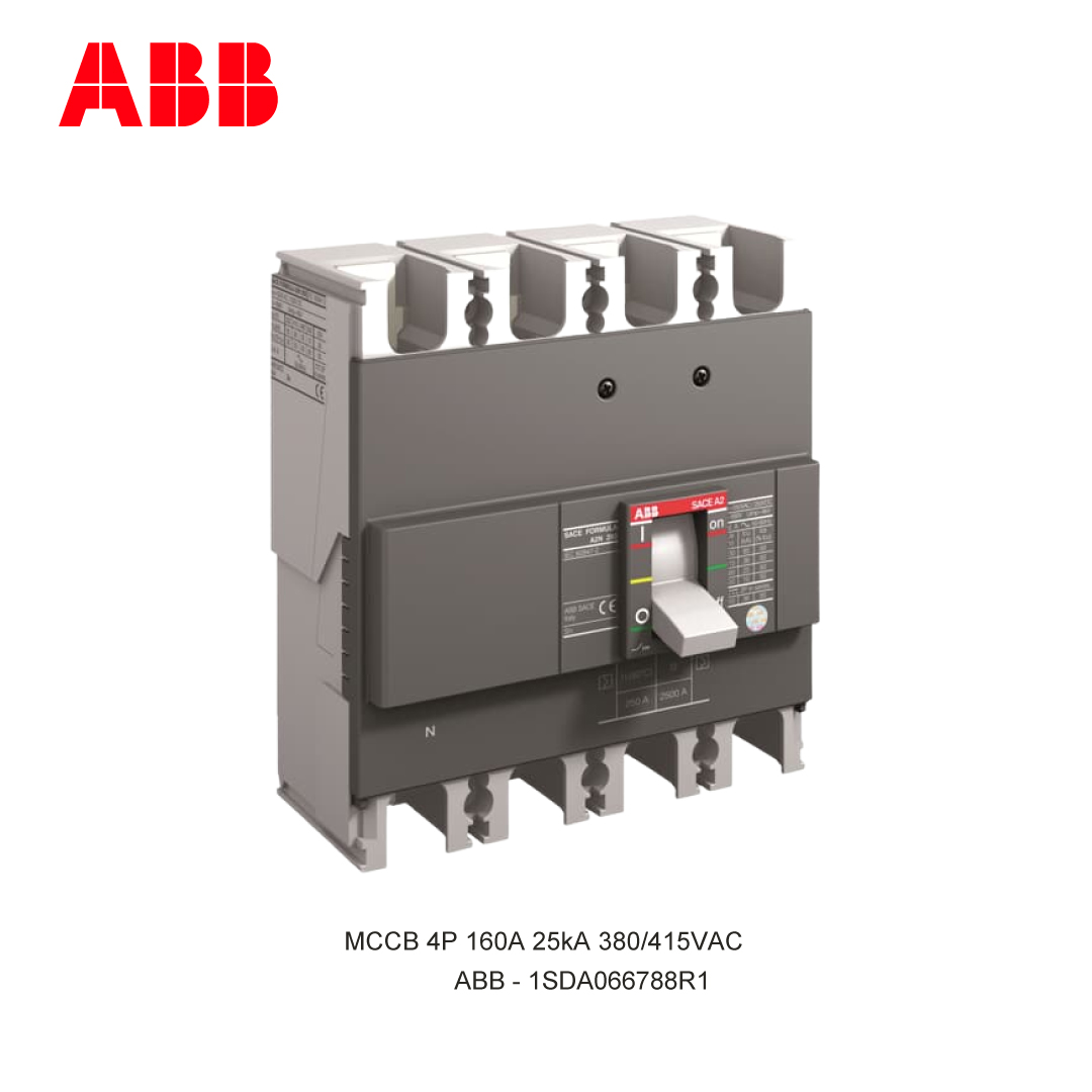 MCCB 4P 160A 25kA 380/415VAC