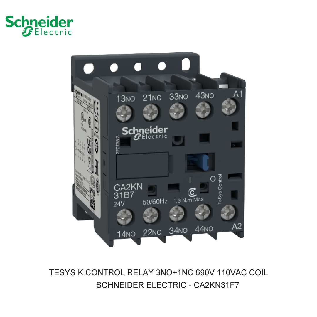 TESYS K CONTROL RELAY 3NO+1NC 690V 110VAC COIL