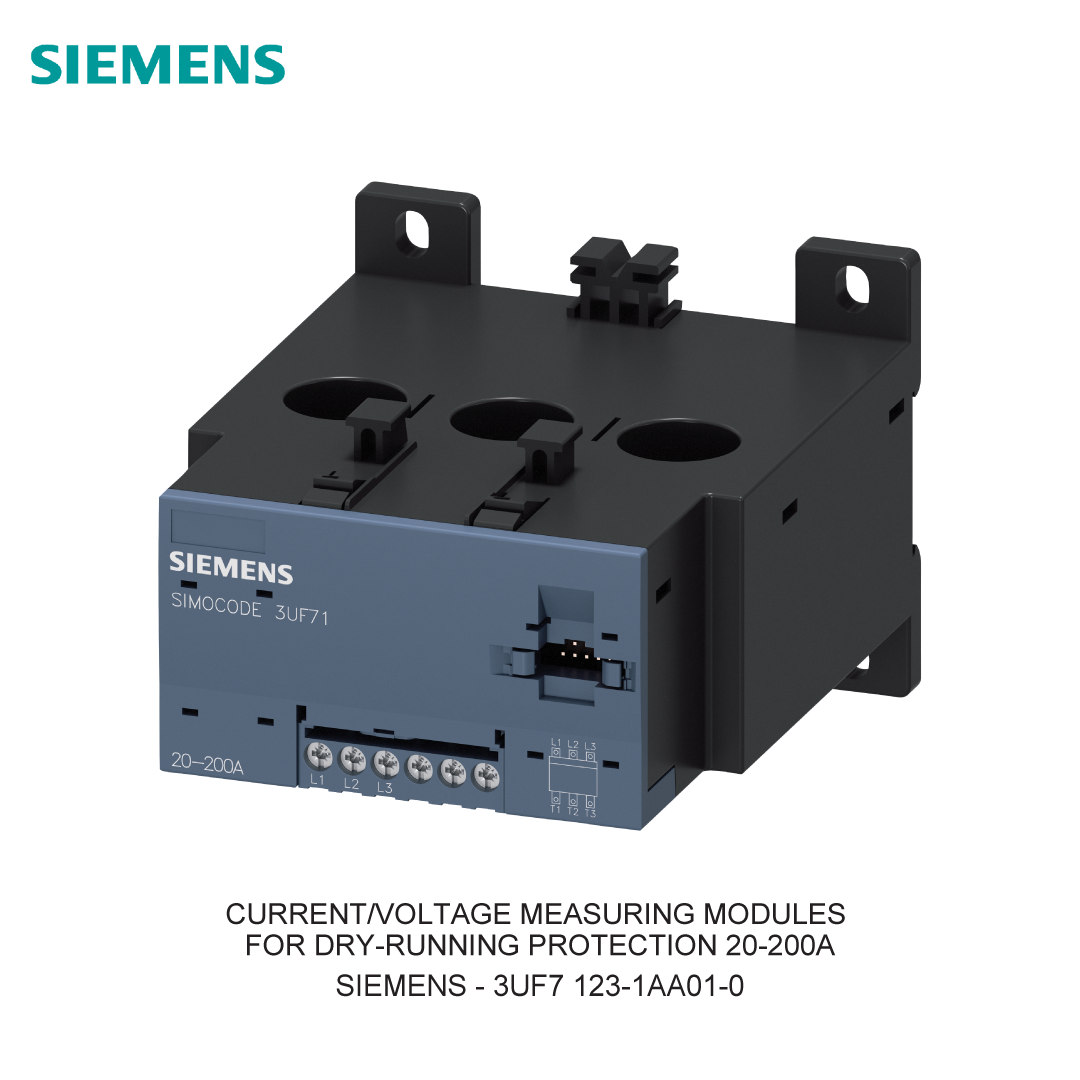 CURRENT/VOLTAGE MEASURING MODULES FOR DRY-RUNNING PROTECTION 20-200A