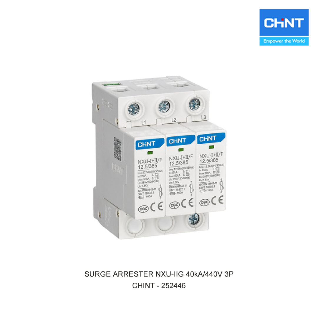 SURGE ARRESTER NXU-IIG 40kA/440V 3P