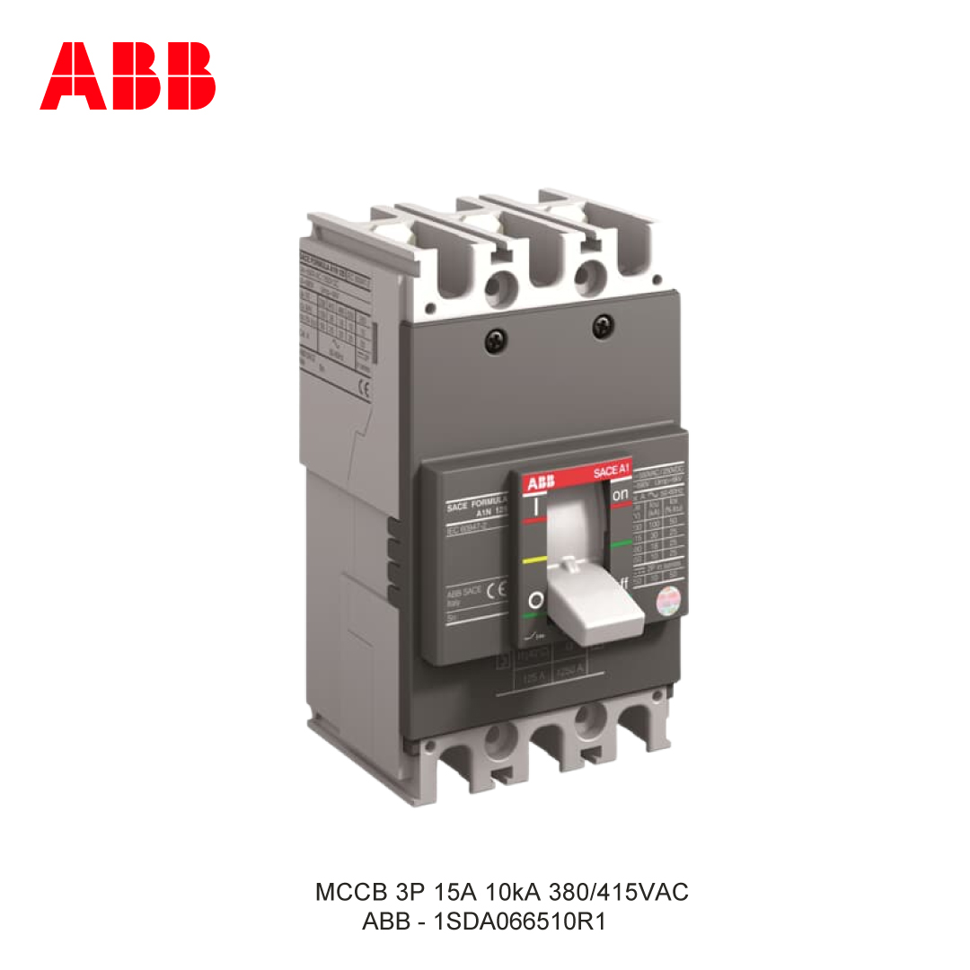 MCCB 3P 15A 10kA 380/415VAC