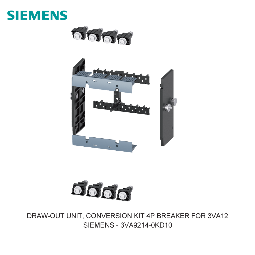 DRAW-OUT UNIT, CONVERSION KIT 4P BREAKER FOR 3VA12