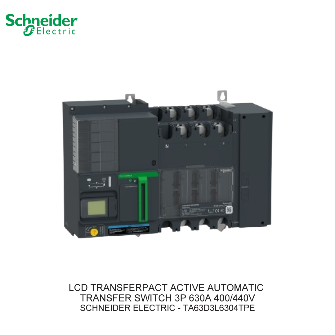 LCD TRANSFERPACT ACTIVE AUTOMATIC TRANSFER SWITCH 3P 630A 400/440V