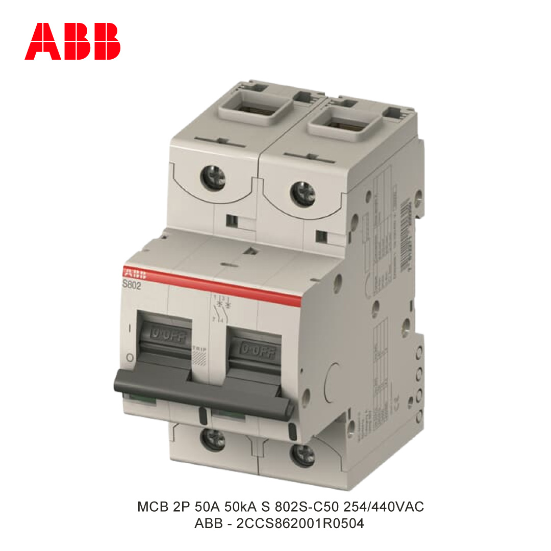 MCB 2P 50A 50kA KURVA C