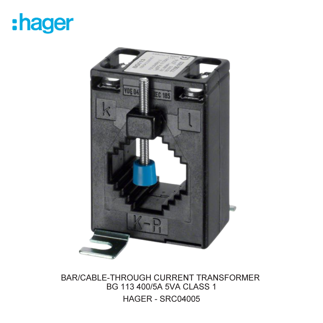 BAR/CABLE-THROUGH CURRENT TRANSFORMER BG 113 400/5A 5VA CLASS 1