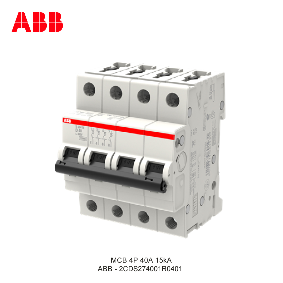 MCB 4P 40A 15kA CURVA D