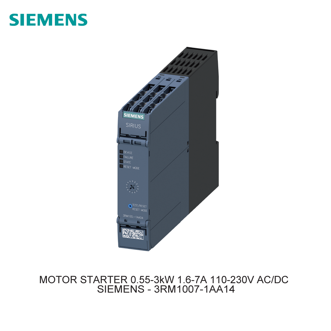 MOTOR STARTER 0.55-3kW 1.6-7A 110-230V AC/DC
