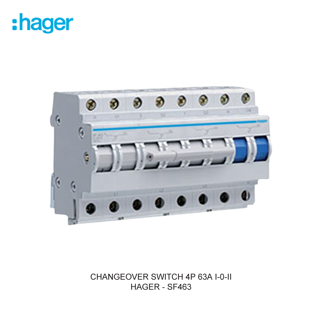CHANGEOVER SWITCH 4P 63A I-0-II