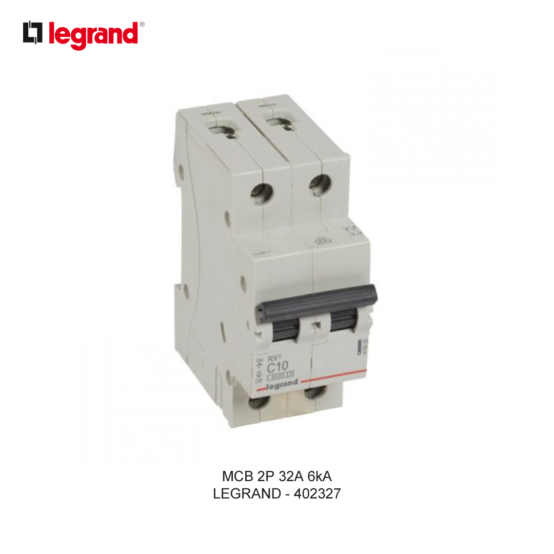 LEGRAND MCB 2P 32A 6kA