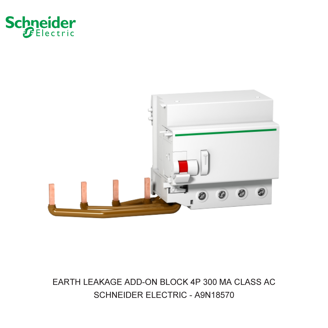 EARTH LEAKAGE ADD-ON BLOCK 4P 300 MA CLASS AC
