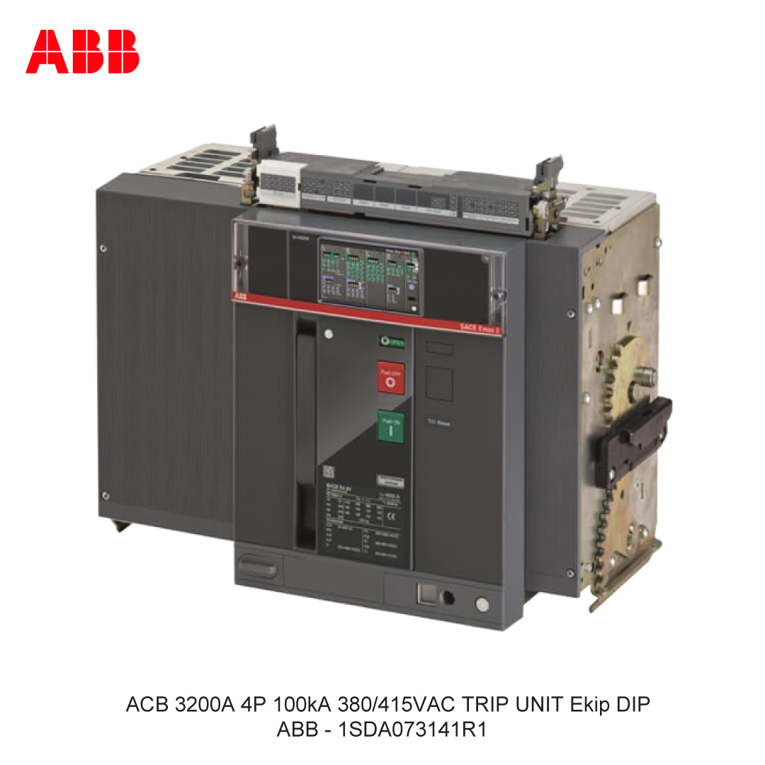 ACB 3200A 4P 100kA 380/415VAC TRIP UNIT Ekip DIP ABB