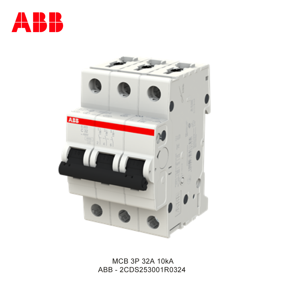 MCB 3P 32A 6kA/10kA KURVA C