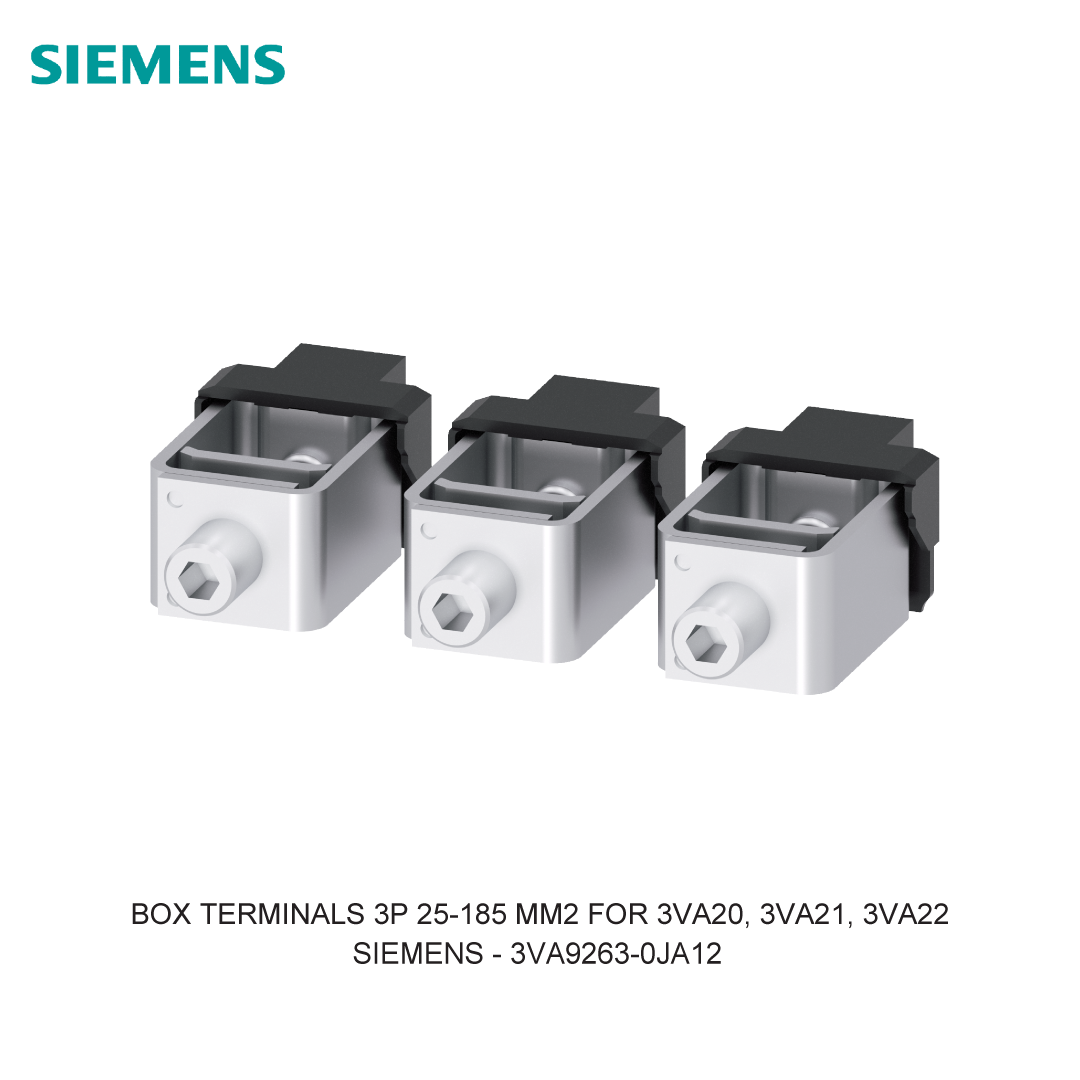BOX TERMINALS 3P 25-185 MM2 FOR 3VA20, 3VA21, 3VA22