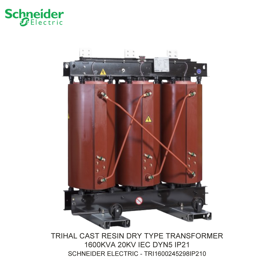 TRIHAL CAST RESIN DRY TYPE TRANSFORMER 1600KVA 20KV IEC DYN5 IP21