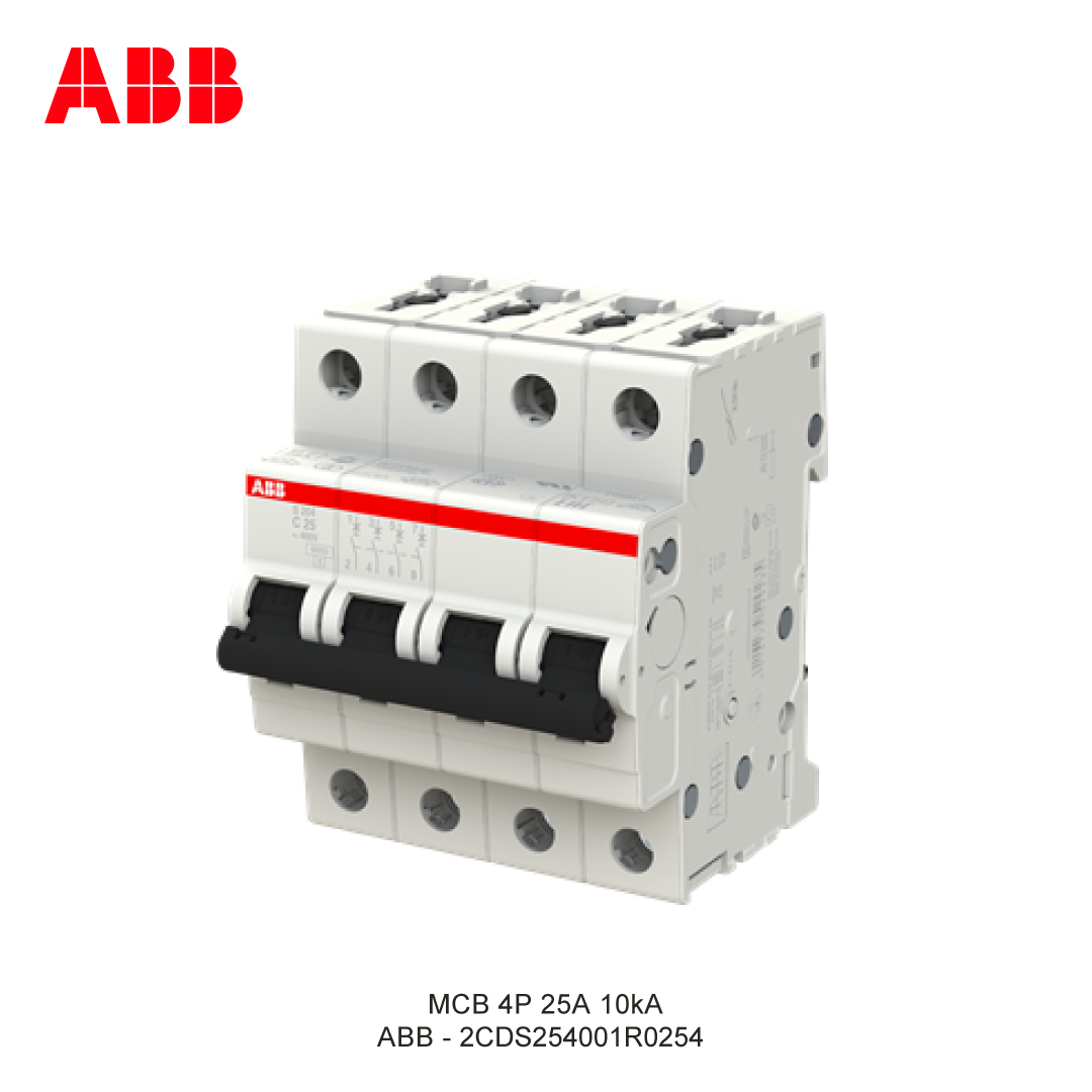 MCB 4P 25A 6kA/10kA CURVA C