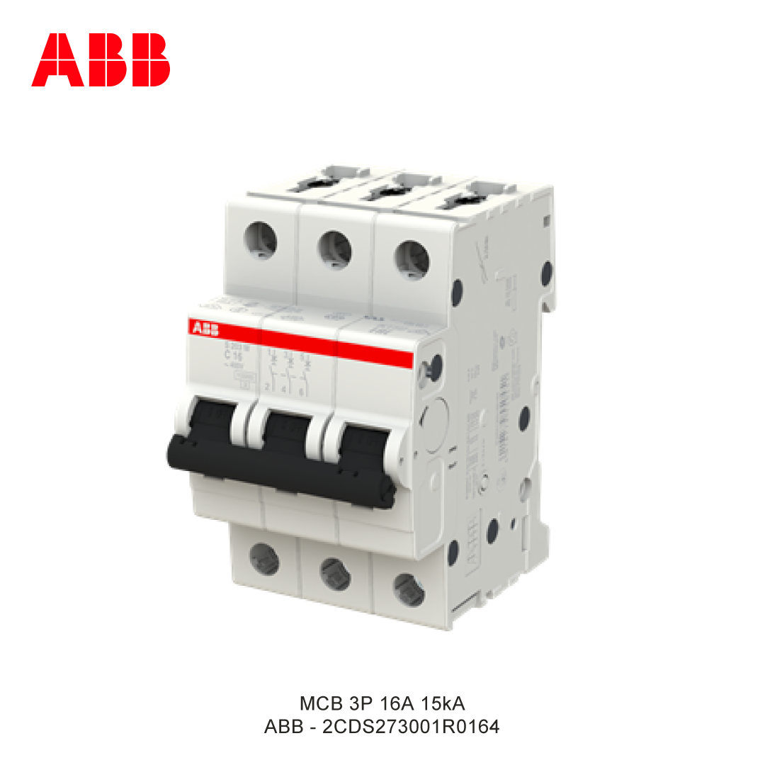 MCB 3P 16A 15kA KURVA C
