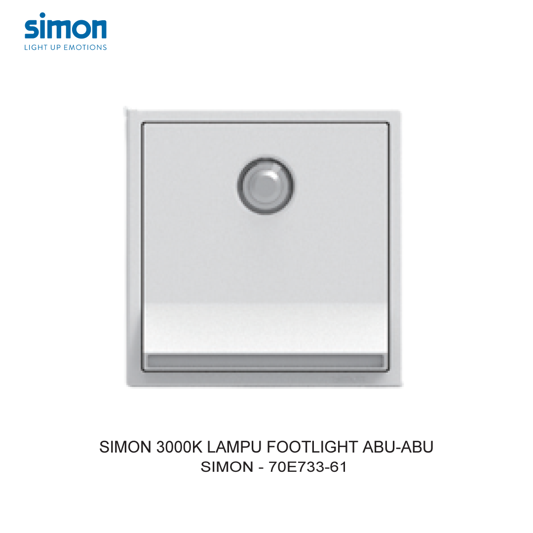 SIMON i7 SAKELAR SENSOR FOOTLIGHT 3000K ABU-ABU
