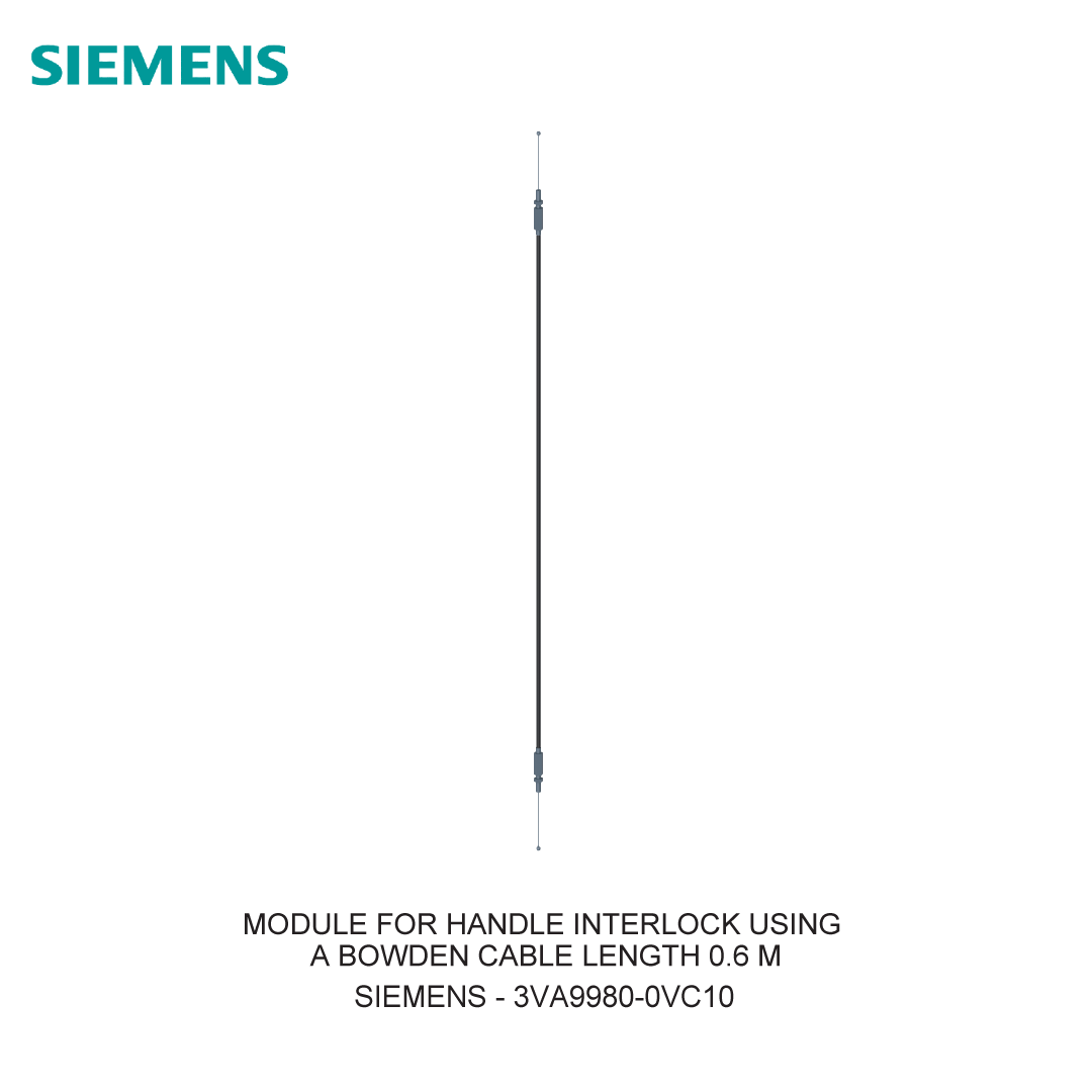 MODULE FOR HANDLE INTERLOCK USING A BOWDEN CABLE LENGTH 0.6 M