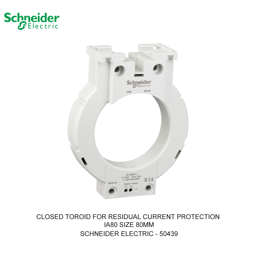 CLOSED TOROID FOR RESIDUAL CURRENT PROTECTION IA80 SIZE 80MM