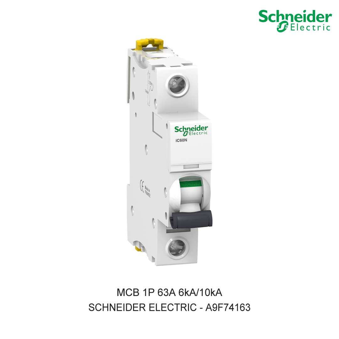 MCB 1P 63A 6kA/10kA KURVA C