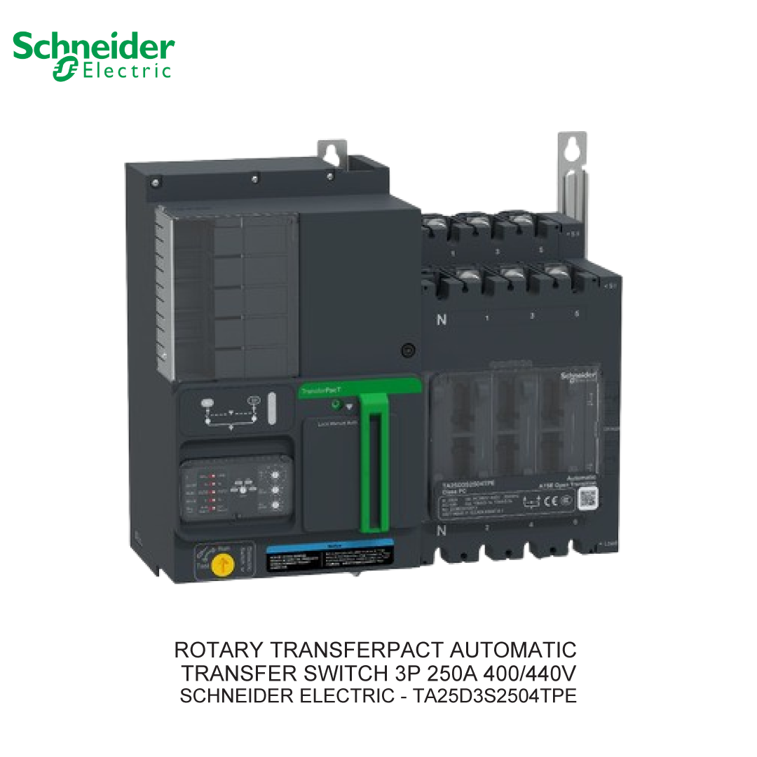 ROTARY TRANSFERPACT AUTOMATIC TRANSFER SWITCH 3P 250A 400/440V
