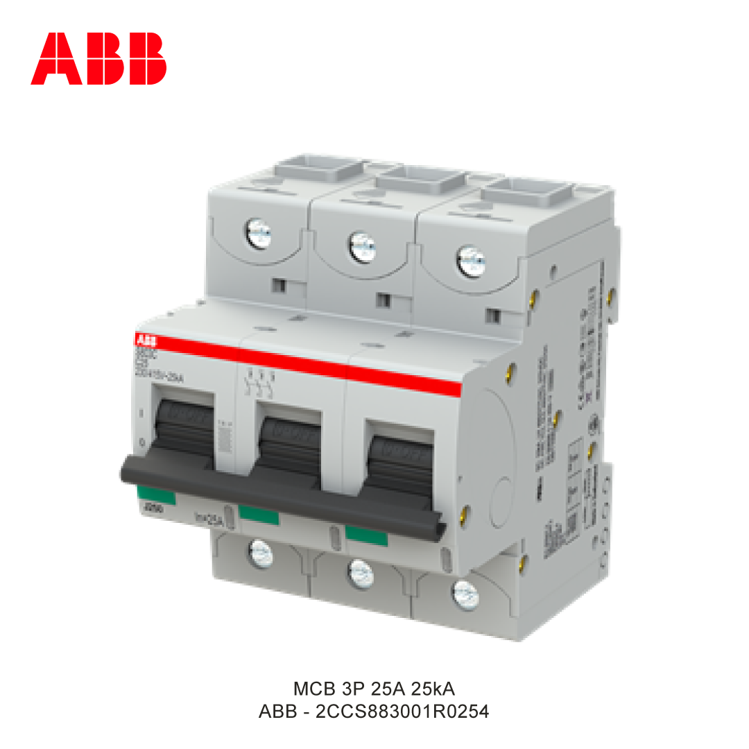 MCB 3P 25A 25kA KURVA C