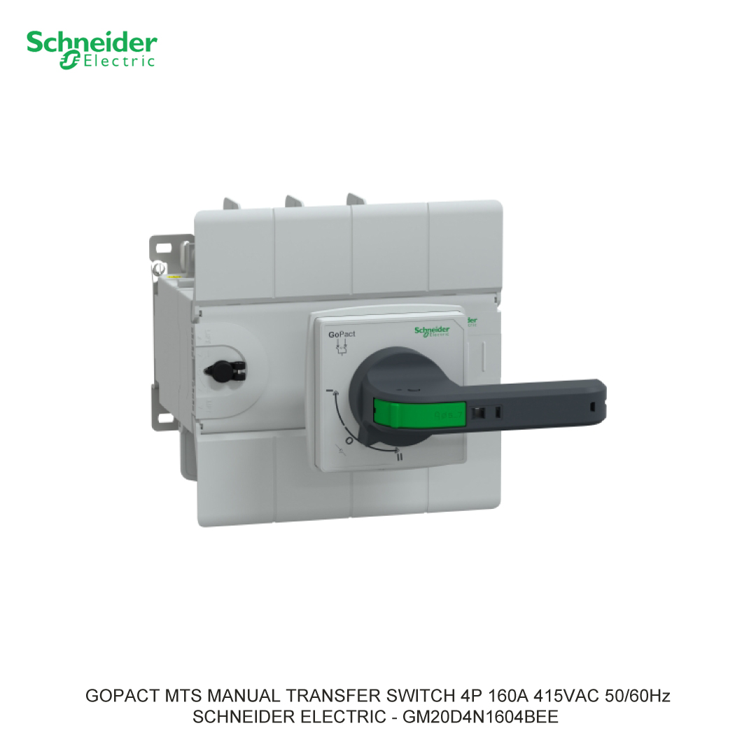 MANUAL TRANSFER SWITCH 4P 160A 415VAC 50/60Hz