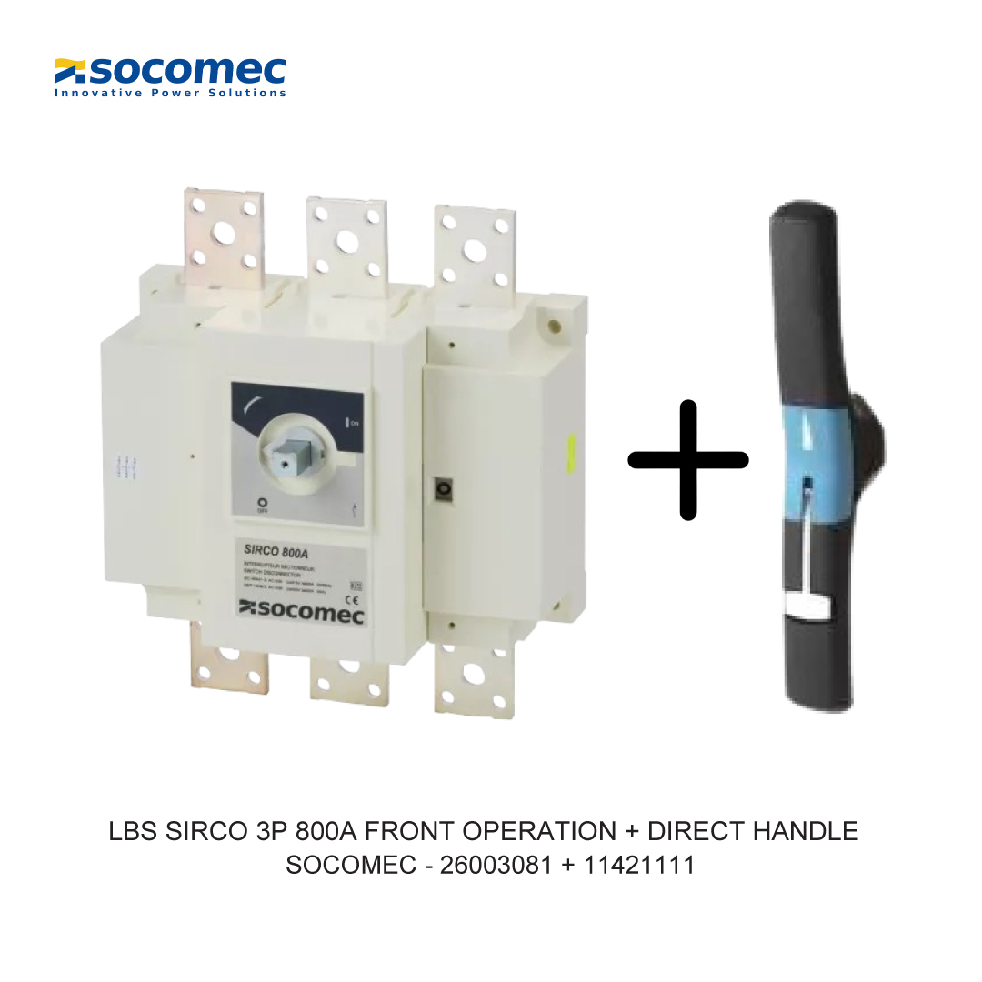 LBS SIRCO 3P 800A FRONT OPERATION + DIRECT HANDLE