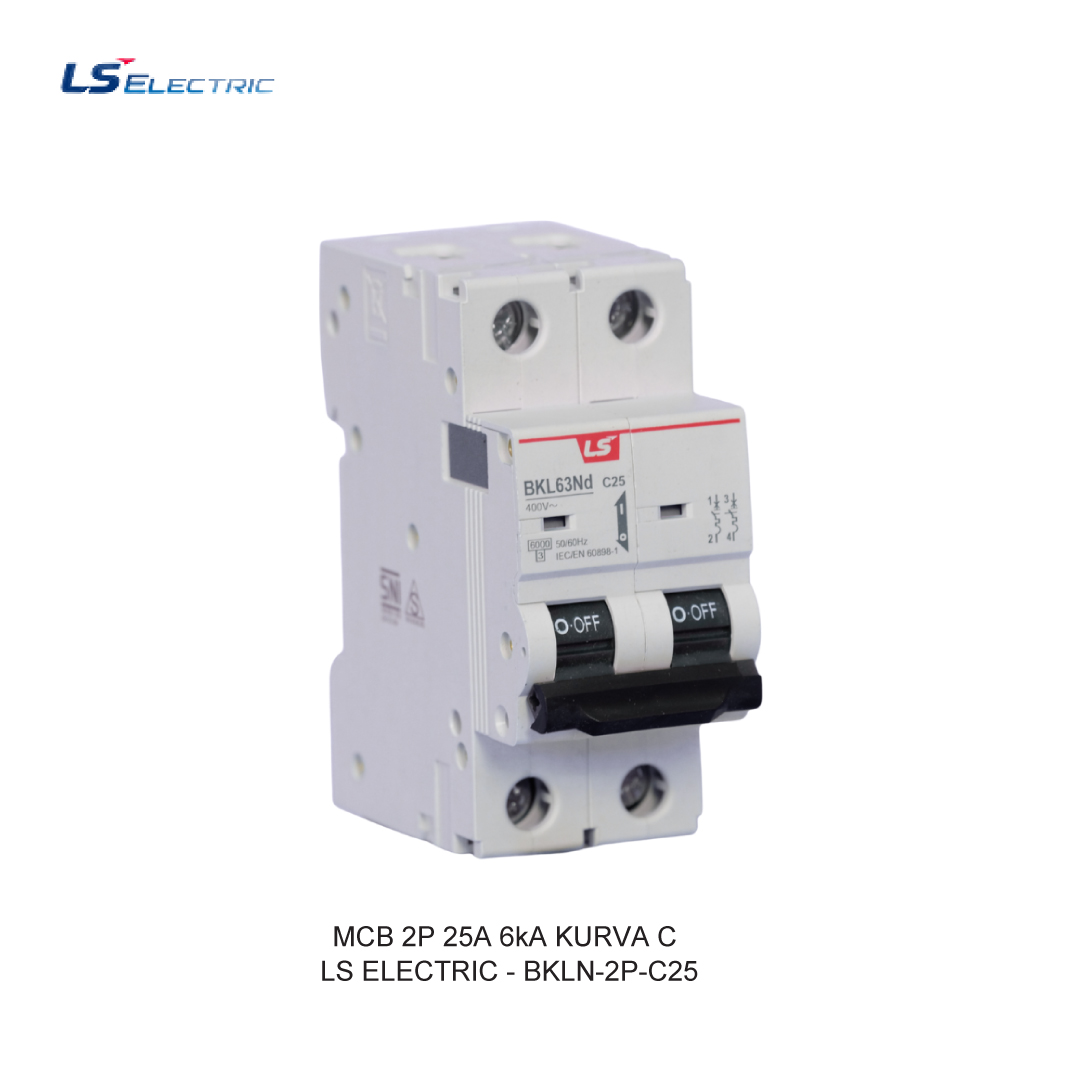 LS ELECTRIC MCB 2P 25A 6kA KURVA C