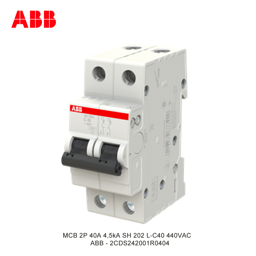 MCB 2P 40A 4,5kA KURVA C