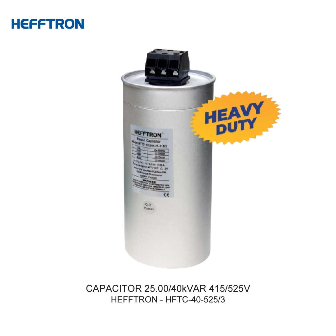 CAPACITOR 25.00/40kVAR 415/525V