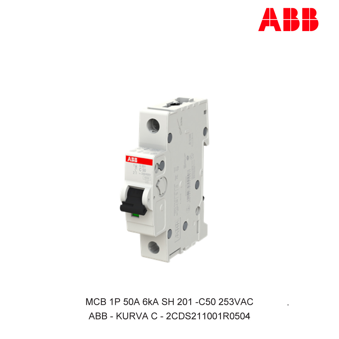 MCB 1P 50A 6kA CURVA C