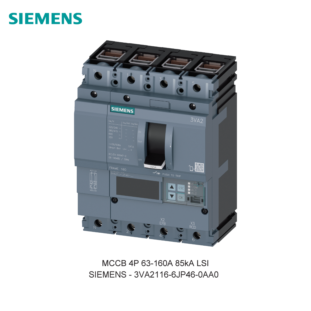 MCCB 4P 63-160A 85kA LSI
