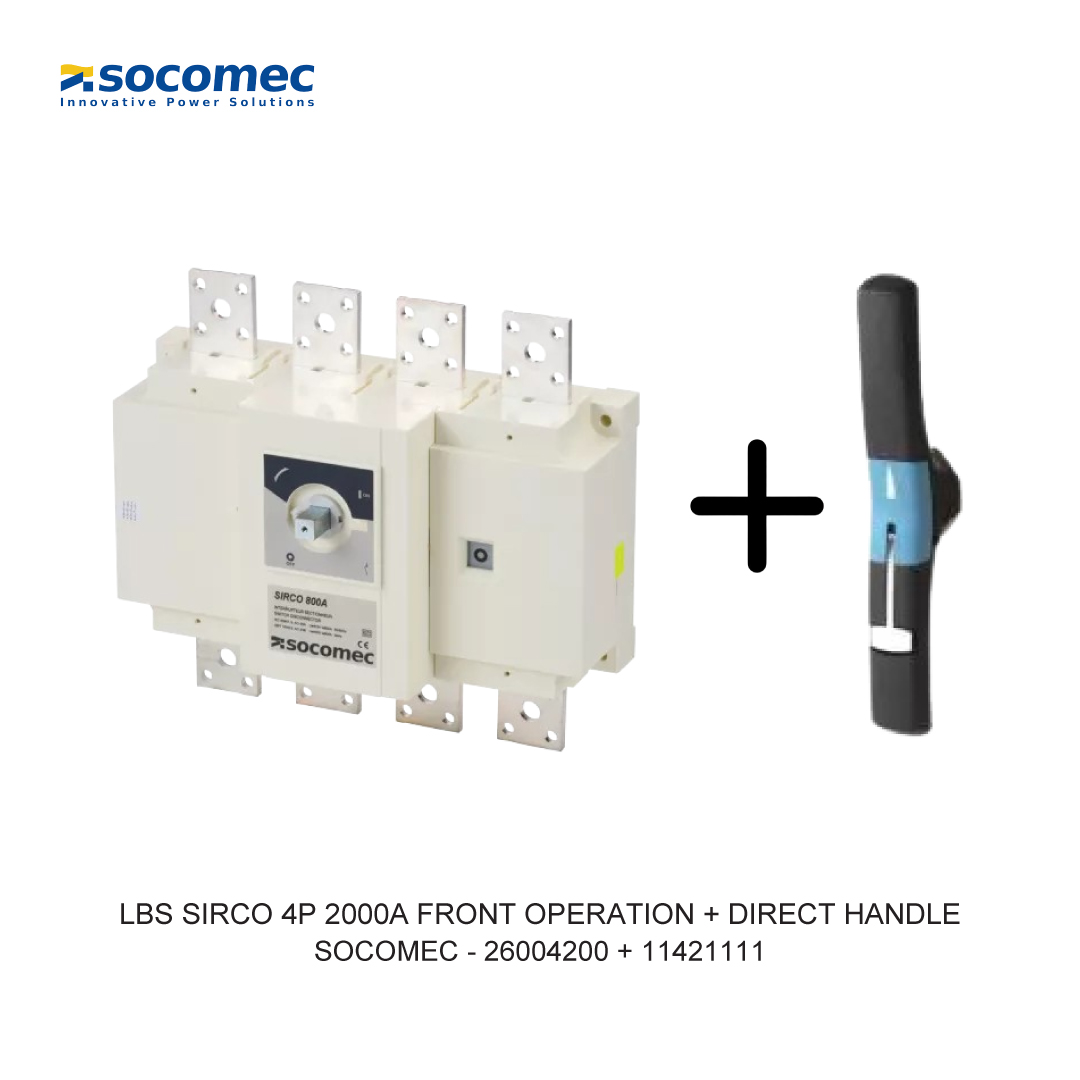 LBS SIRCO 4P 2000A FRONT OPERATION + DIRECT HANDLE